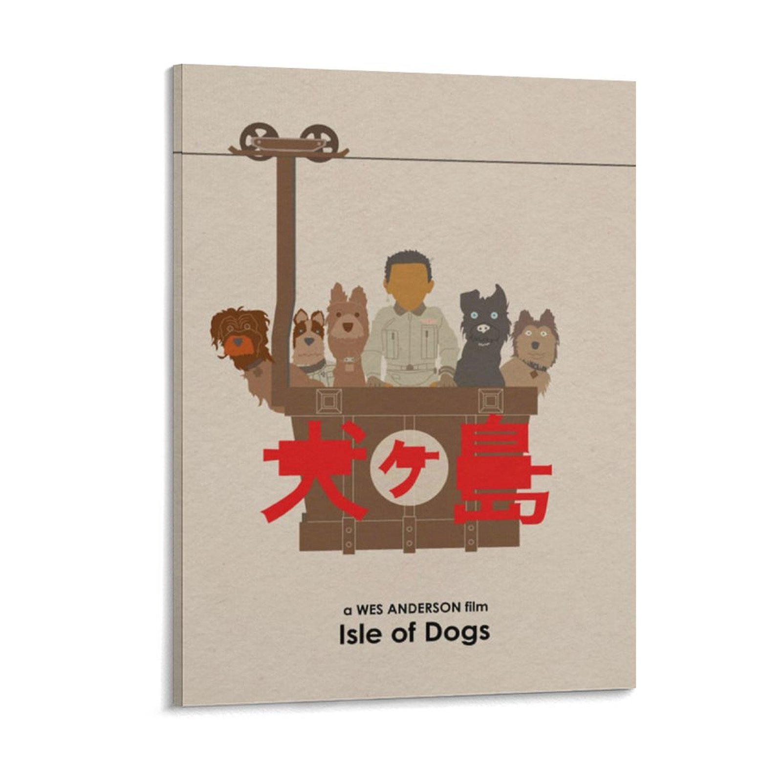 Home Cinema Wall - Wes Anderson Isle Of Dogs 영화