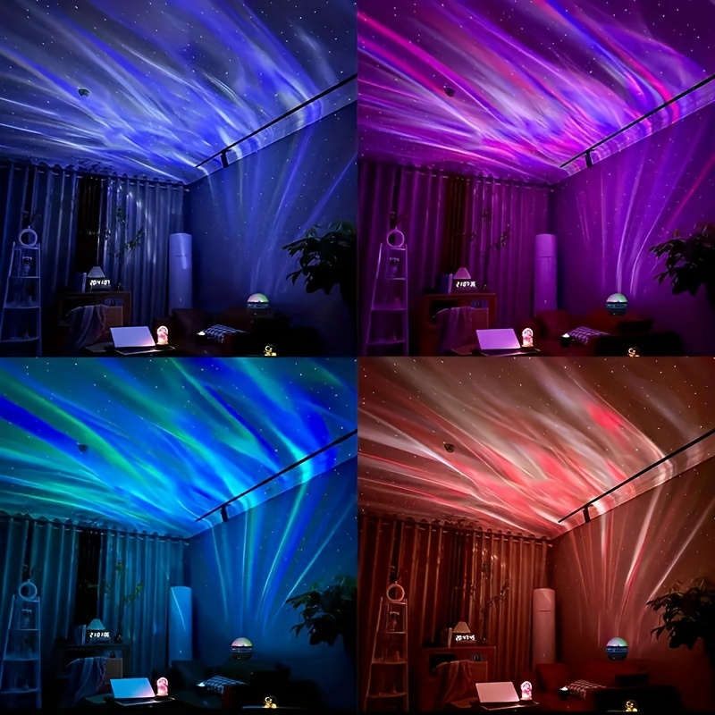 RGB 갤럭시 오로라 프로젝션 램프 USB 전원 원격  - Home Cinema Night 리뷰 및 가격
