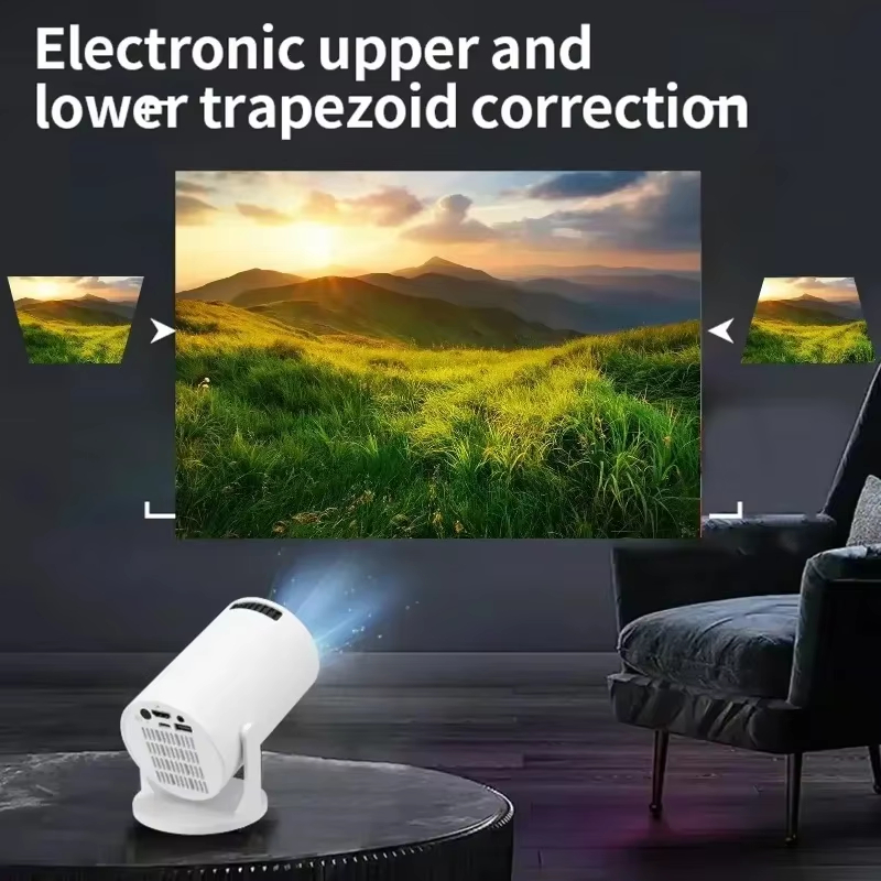 새로운 미니 HY300 프로젝터, 4K, 안드로이드 1 - Home Cinema Compact 리뷰 및 가격