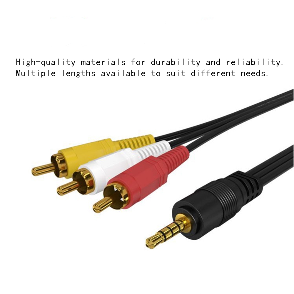 3.5mm ~ 3 RCA 오디오 비디오 케이블 TV 증 - Home Cinema App 리뷰 및 가격