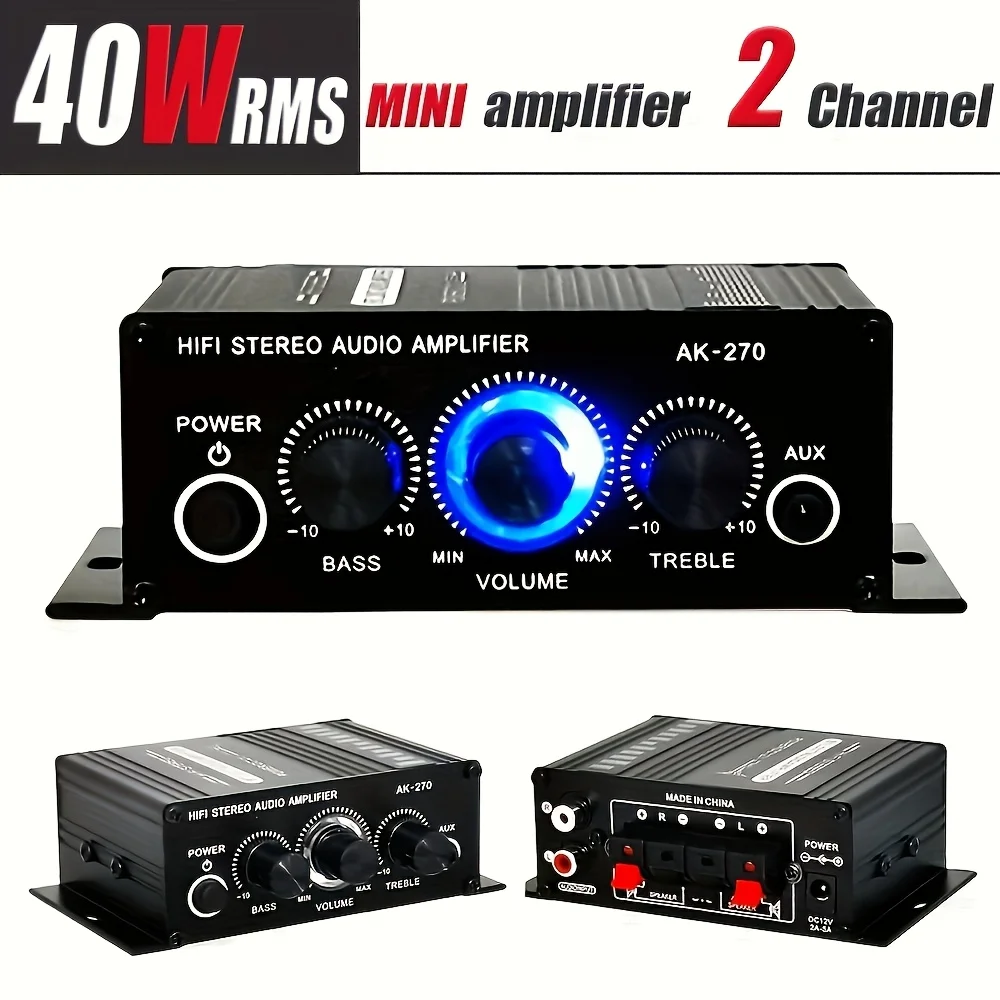AK-270 12V/24V 400W 컴팩트 파워 앰프  - Home Cinema Compact 리뷰 및 가격
