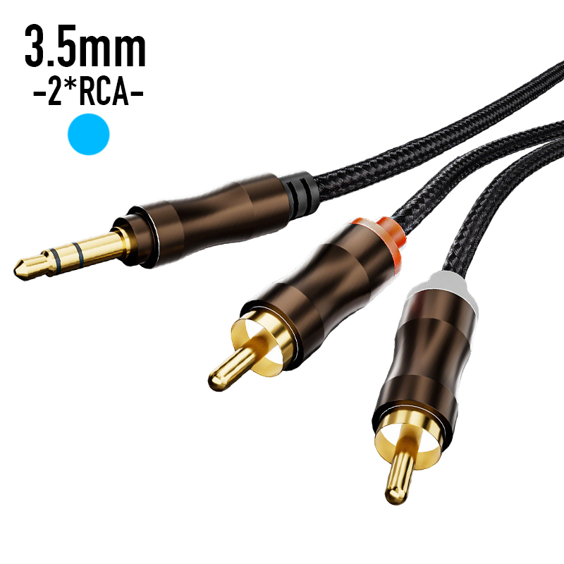 RCA-3.5mm 잭 AUX 오디오 케이블 HiFi 스 - Home Cinema App 리뷰 및 가격